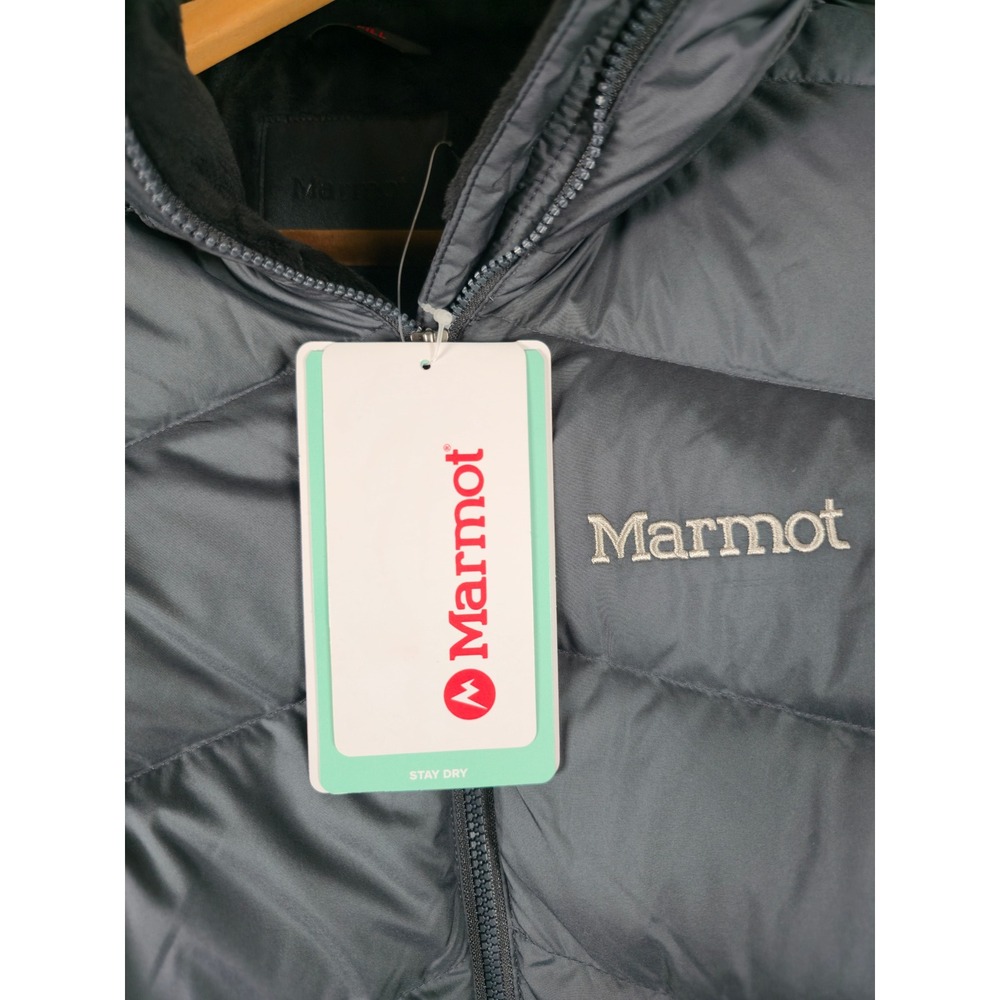 Marmot Montreal Coat Womens Size XS‎ Dark Steel Gray 700 Fill Down Puffer Parka - Picture 4 of 12